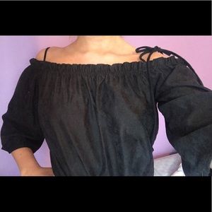 Off the shoulder Black Top